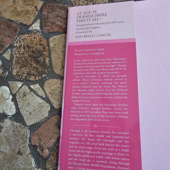 Deanna Favre "Dont Bet Against Me!" Hardcover Book, Battle Against Breast Cancer - Picture 3 of 6